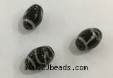 DZI357 10*14mm drum tibetan agate dzi beads wholesale