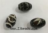 DZI359 10*14mm drum tibetan agate dzi beads wholesale