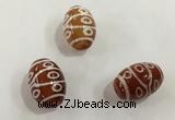 DZI374 10*14mm drum tibetan agate dzi beads wholesale