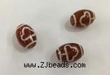 DZI391 10*14mm drum tibetan agate dzi beads wholesale