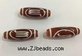 DZI438 10*30mm drum tibetan agate dzi beads wholesale