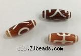 DZI447 10*30mm drum tibetan agate dzi beads wholesale