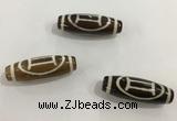 DZI455 10*30mm drum tibetan agate dzi beads wholesale