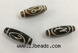 DZI466 10*30mm drum tibetan agate dzi beads wholesale