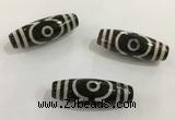 DZI487 10*30mm drum tibetan agate dzi beads wholesale