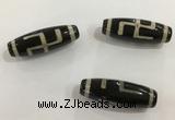 DZI489 10*30mm drum tibetan agate dzi beads wholesale