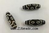 DZI507 10*30mm drum tibetan agate dzi beads wholesale