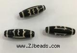 DZI513 10*30mm drum tibetan agate dzi beads wholesale