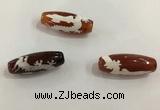 DZI523 10*30mm drum tibetan agate dzi beads wholesale