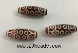 DZI524 10*30mm drum tibetan agate dzi beads wholesale