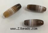 DZI531 10*28mm drum tibetan agate dzi beads wholesale