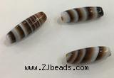 DZI532 10*28mm drum tibetan agate dzi beads wholesale