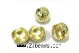 EARR23 16mm copper earrings gold plated