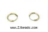 EARR37 12mm copper earrings gold plated