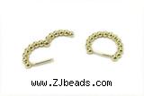 EARR40 18mm copper earrings gold plated