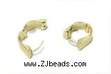 EARR42 14*16mm copper earrings gold plated