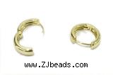 EARR44 18mm copper earrings gold plated