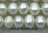 FWP27 14.5 inches 4mm - 4.5mm potato white freshwater pearl strands