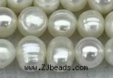 FWP36 14.5 inches 5mm - 6mm potato white freshwater pearl strands