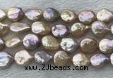 FWP391 15 inches 14mm - 15mm coin freshwater pearl beads