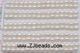 FWP454 half-drilled 5-5.5mm bread freshwater pearl beads