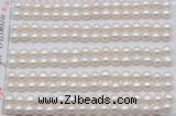 FWP454 half-drilled 5-5.5mm bread freshwater pearl beads