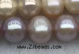 FWP58 15 inches 6mm - 7mm potato purple freshwater pearl strands