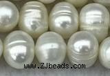 FWP70 15 inches 7mm - 8mm potato white freshwater pearl strands