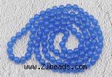 GMN10 Hand-knotted 8mm candy jade 108 beads mala necklaces