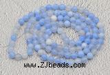 GMN411 Hand-knotted 8mm, 10mm banded agate 108 beads mala necklaces