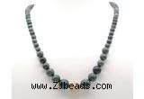 GMN7348 kambaba jasper graduated beaded necklace & bracelet set