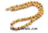 GMN7835 18 - 36 inches 8mm, 10mm round grade A golden tiger eye beaded necklaces