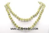 GMN8031 18 - 36 inches 8mm, 10mm China jade 54, 108 beads mala necklaces