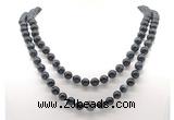 GMN8052 18 - 36 inches 8mm, 10mm grade AA blue tiger eye 54, 108 beads mala necklaces