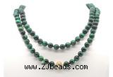 GMN8056 18 - 36 inches 8mm, 10mm green tiger eye 54, 108 beads mala necklaces