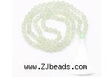 GMN8468 8mm, 10mm prehnite 27, 54, 108 beads mala necklace with tassel