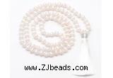 GMN8488 8mm, 10mm Tibetan agate 27, 54, 108 beads mala necklace with tassel