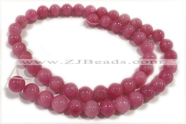 JADE109 15 inches 4mm round honey jade gemstone beads