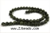 JADE139 15 inches 4mm round honey jade gemstone beads