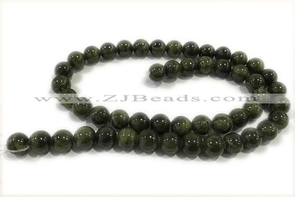 JADE139 15 inches 4mm round honey jade gemstone beads