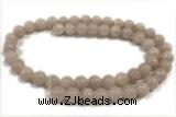 JADE150 15 inches 6mm round honey jade gemstone beads