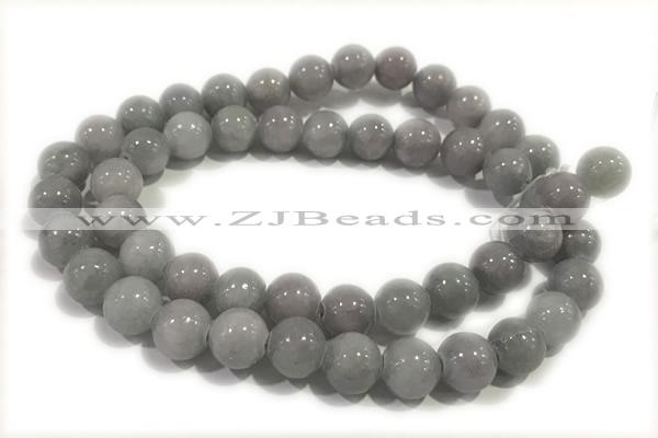 JADE155 15 inches 6mm round honey jade gemstone beads