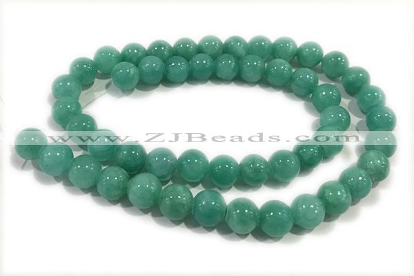 JADE179 15 inches 4mm round honey jade gemstone beads