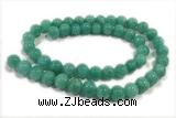 JADE181 15 inches 8mm round honey jade gemstone beads