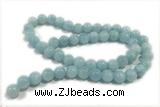 JADE189 15 inches 4mm round honey jade gemstone beads