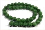 JADE235 15 inches 6mm round honey jade gemstone beads