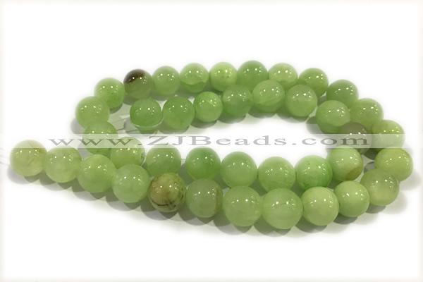JADE246 15 inches 8mm round honey jade gemstone beads