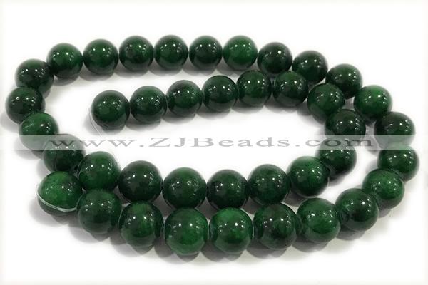 JADE265 15 inches 6mm round honey jade gemstone beads