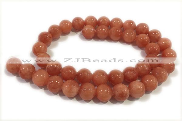 JADE290 15 inches 6mm round honey jade gemstone beads