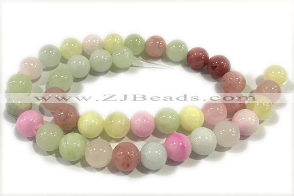 JADE34 15 inches 4mm round mashan jade gemstone beads